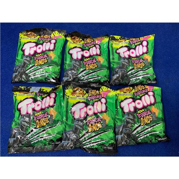 Trolli Sour Tropical Dinos (6 x 120g)