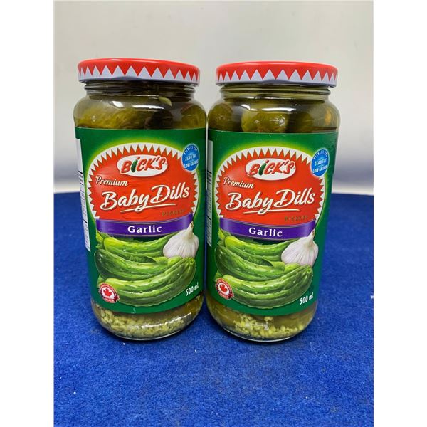 Bicks Baby Dills-Garlic (2 x 500ml)