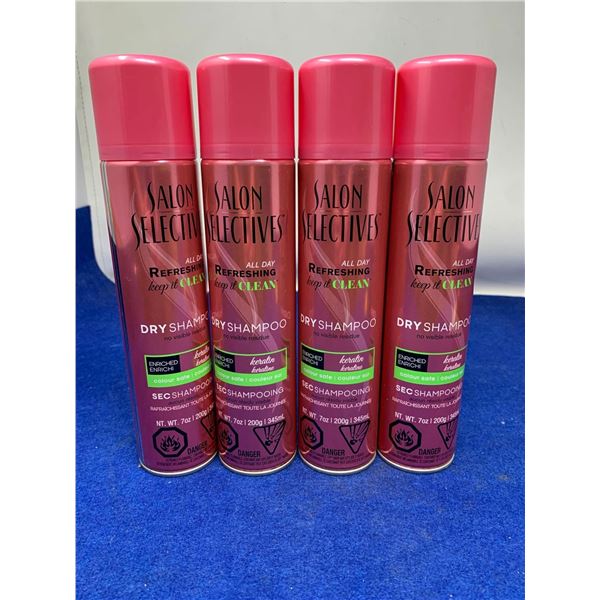 Salon Selectives Colour Safe Dry Shampoo (4 x 200g)