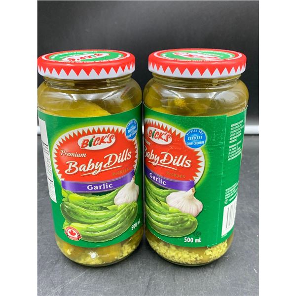 Bicks Baby Dills-Garlic (2 x 500ml)
