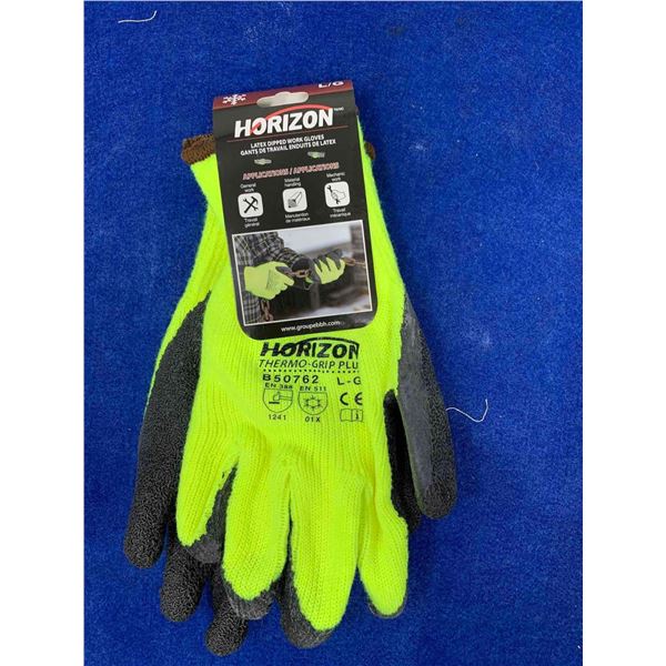 Horizon Latex Dipped Work Gloves (L)