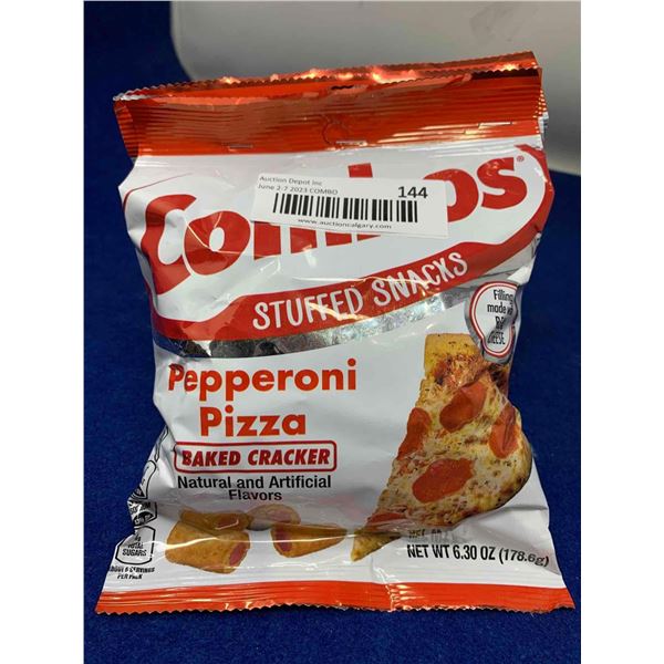 Combos Stuffed Snacks-Pepperoni Pizza Baked Crackers (4 x 178.6g)