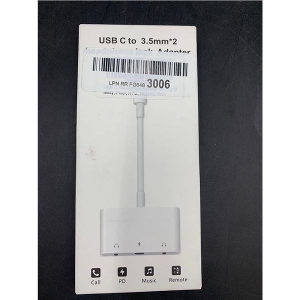 USB C to 3.5mm Headphone Jack Adapter