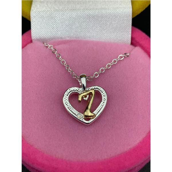 7th Birthday Heart Pendant and Cake Box