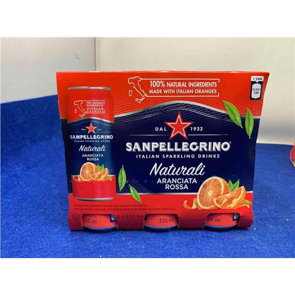 San Pellegrino Sparkling Orange and Blood Orange Beverage (6 x 330ml)
