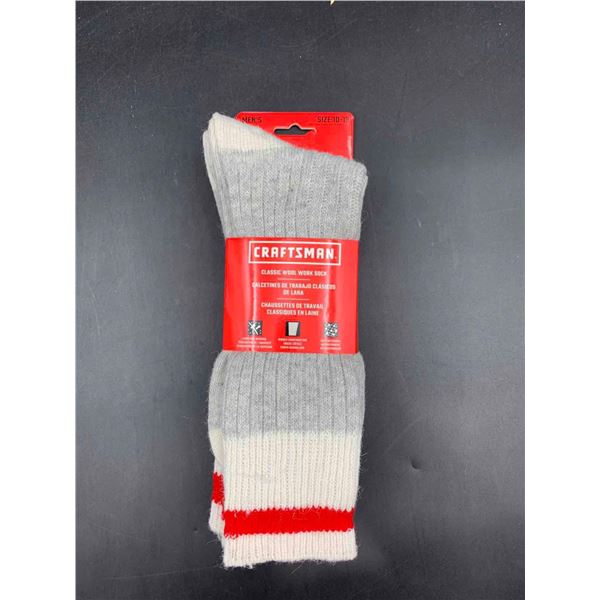 Craftsman Classic Wool Work Sock (Size 10-13)