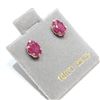 Image 2 : 10K Yellow Gold Ruby(0.6ct) Earrings (~Size 0) (~length 0 inches), Suggested Retail Value $300