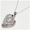 Image 2 : Silver Cubic Zirconia Necklace (~Size 0) (~length 0 inches), Suggested Retail Value $140