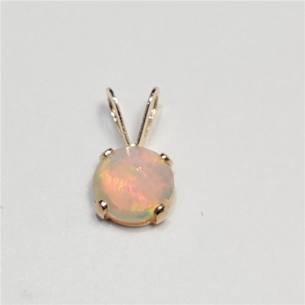 14K Yellow Gold Opal(0.7ct) Pendant (~Size 0) (~length 0 inches) (~weight 0.3g), Suggested Retail Va