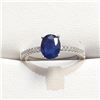 Image 1 : Silver Sapphire(1ct) Ring (~Size 0) (~length 0 inches), Suggested Retail Value $200