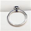 Image 4 : Silver Sapphire(1ct) Ring (~Size 0) (~length 0 inches), Suggested Retail Value $200