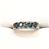 Image 1 : Silver Sapphire Ring (~Size 0) (~length 0 inches), Suggested Retail Value $200
