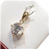 Image 3 : Silver Cubic Zirconia Pendant (~Size 0) (~length 0 inches), Suggested Retail Value $100