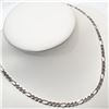 Image 2 : Silver 18" 15G Rhodium Plated Necklace (~Size 0) (~length 0 inches), Suggested Retail Value $400