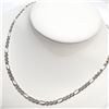 Image 3 : Silver 18" 15G Rhodium Plated Necklace (~Size 0) (~length 0 inches), Suggested Retail Value $400