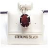 Image 1 : Silver Garnet(1.8ct) Pendant (~Size 0) (~length 0 inches), Suggested Retail Value $40