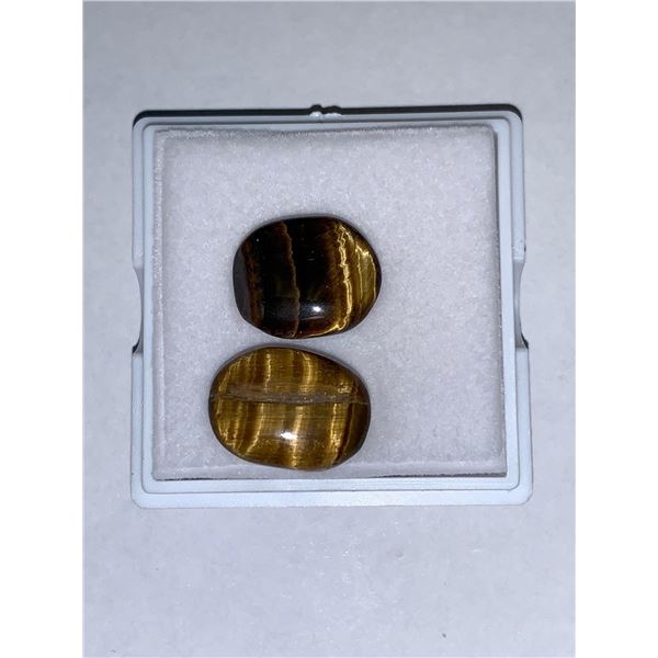 18.2ct tw Oval Tiger Eyes Ready For Jewelry Setting