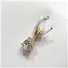 Image 3 : 10K Syg Cubic Zirconia Pendant (~Size 0) (~length 0 inches), Suggested Retail Value $400