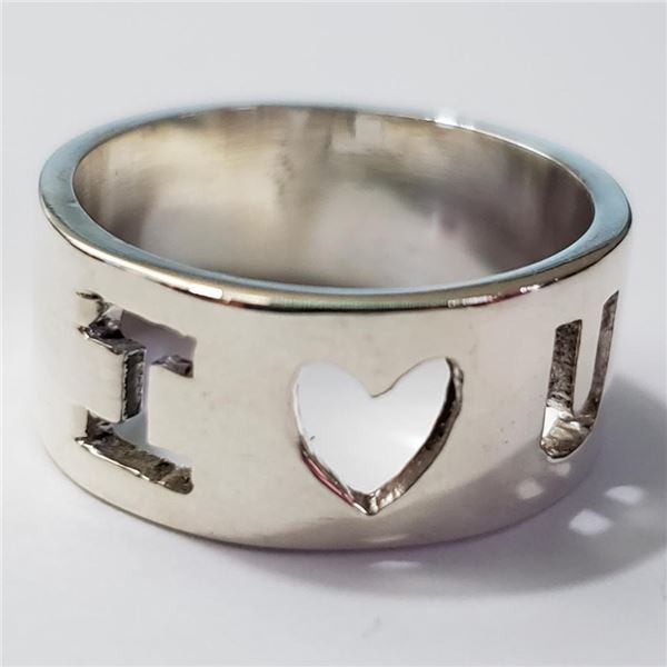 Silver Ring (~Size 6)(Ring is resizable for $40) (~length 0inches) (~weight 5.54g), Suggested Retail