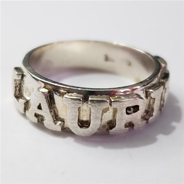 Silver Ring (~Size 7)(Ring is resizable for $40) (~length 0inches) (~weight 4.93g), Suggested Retail