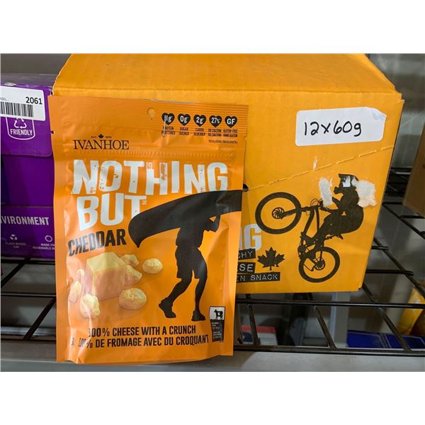 Nothing but cheddar cheese protein snack 12 x 60g