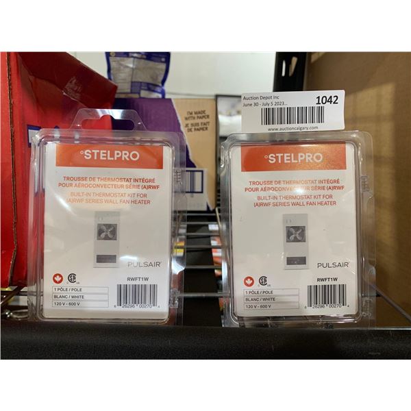 Stelpro built in thermostat kit lot of 2