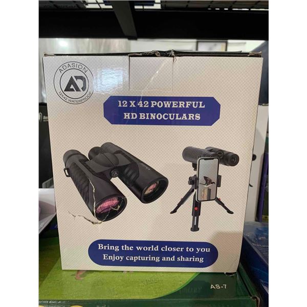 12 x 42 powerful HD binoculars