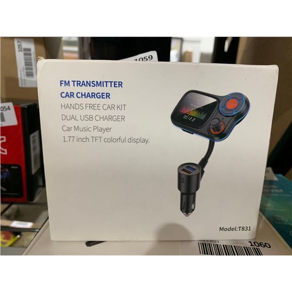 FM transmitter car charger