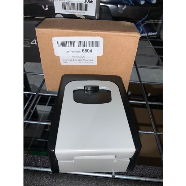 Wall mounted key lock box