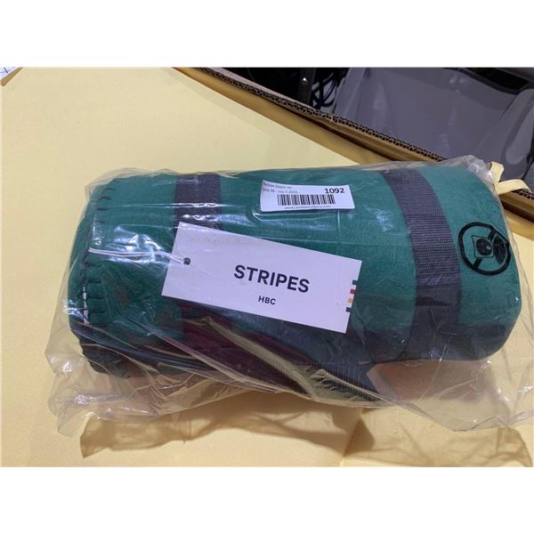 Stripes fleece throw