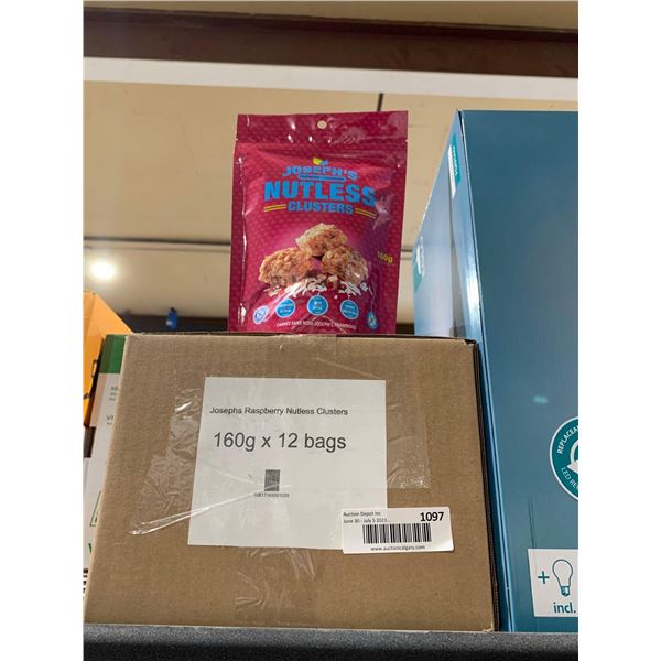 Josephs raspberry nutless clusters 12 x 160g