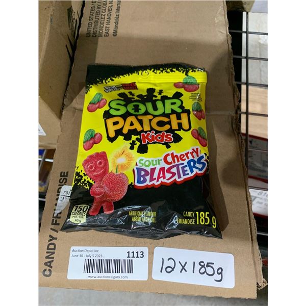 Sour patch kids cherry blasters 12 x 185g