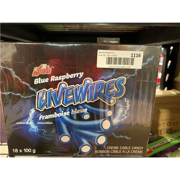 Koala blue raspberry livewires 18 x 100g