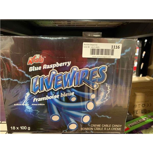 Koala blue raspberry livewires 18 x 100g