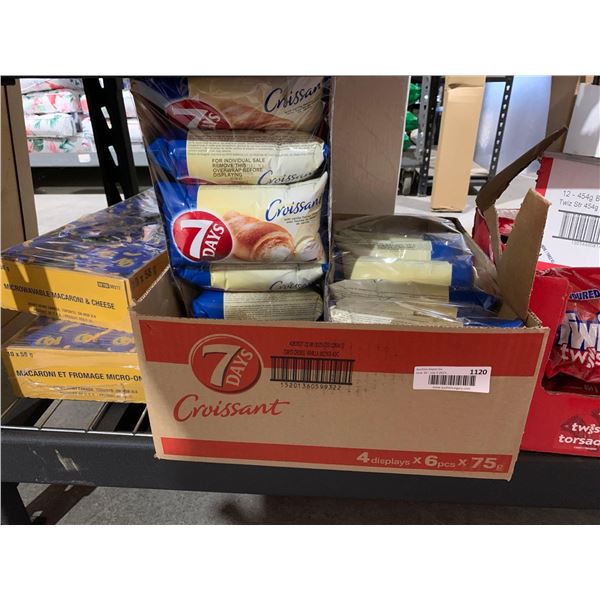 7 days croissants vanilla 4 x 6 x 75g