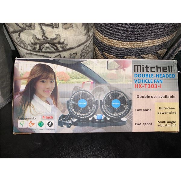 Mitchell double headed vehicle fan
