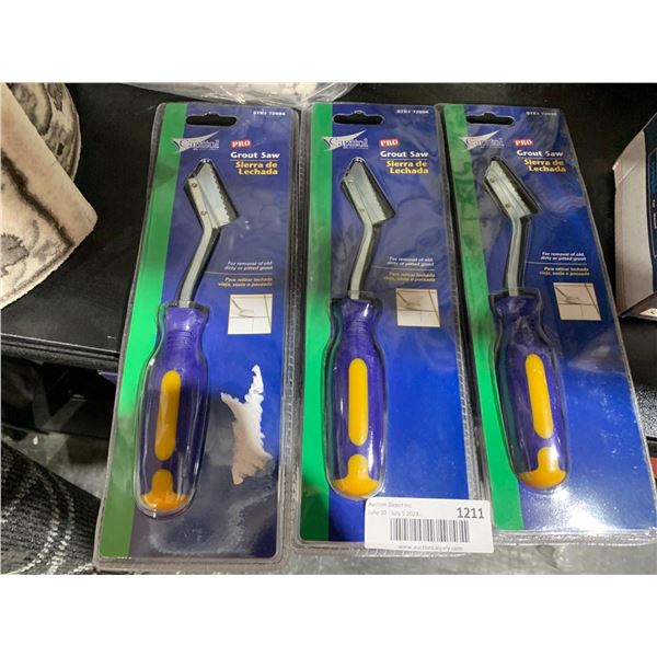 Lot of 3 Grout saws