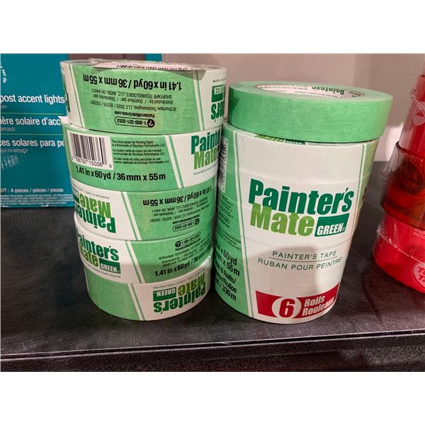 assorted painters tape- 11 rolls
