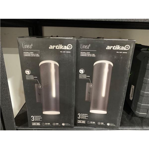 Artika Linea Outdoor Wall Light - Lot of 2