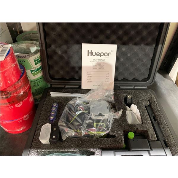 Huepar self-leveling cross line laser level