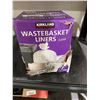Image 2 : 10 gallon Clear wastebasket liners - 500 Bags