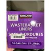 Image 3 : 10 gallon Clear wastebasket liners - 500 Bags
