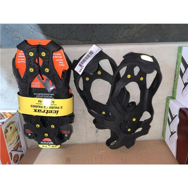 size small 3 pair Icetrax traction aids