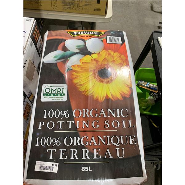 Premium 100% Organic Potting Soil 85L