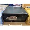 Image 1 : Sentrysafe two layer, key and padlock safe- Black