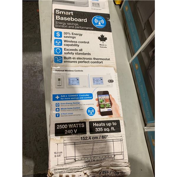 Dimplex Connex smart Baseboard heater 152.4 cm x (Depth) 5.98cm x 16.9cm