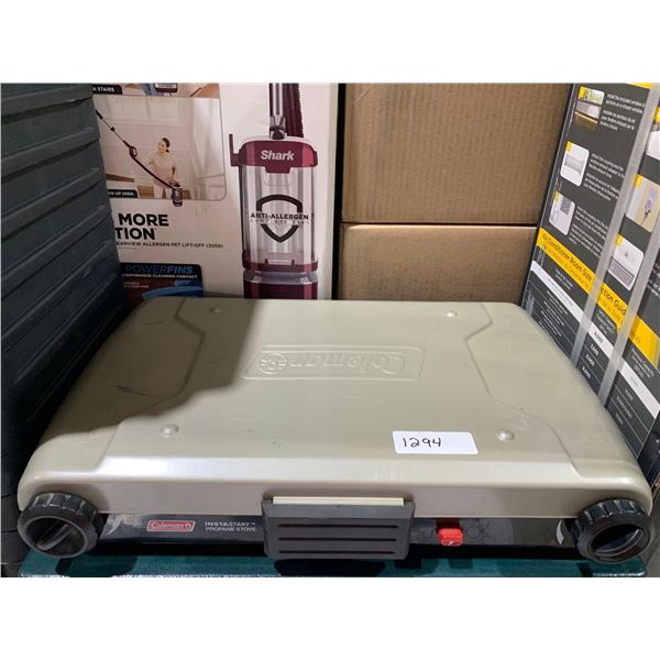 Coleman Insta-start propane stove- silver