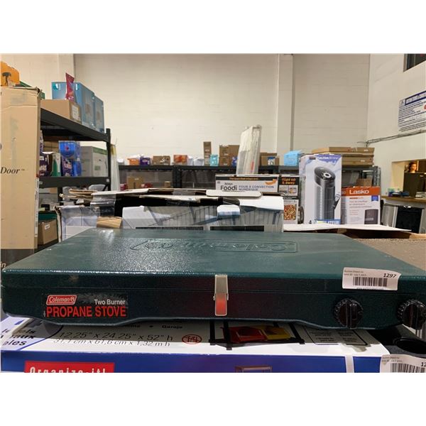 Coleman camping two-burner propane stove