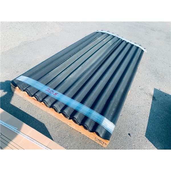 Corrugated Recycled Roofing Panels 40" x 48" LOT of 3