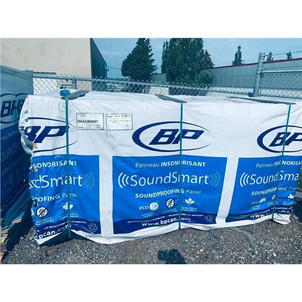 BP Soundsmart Soundproofing 48"X97" Panels PALLET LOT OF 78